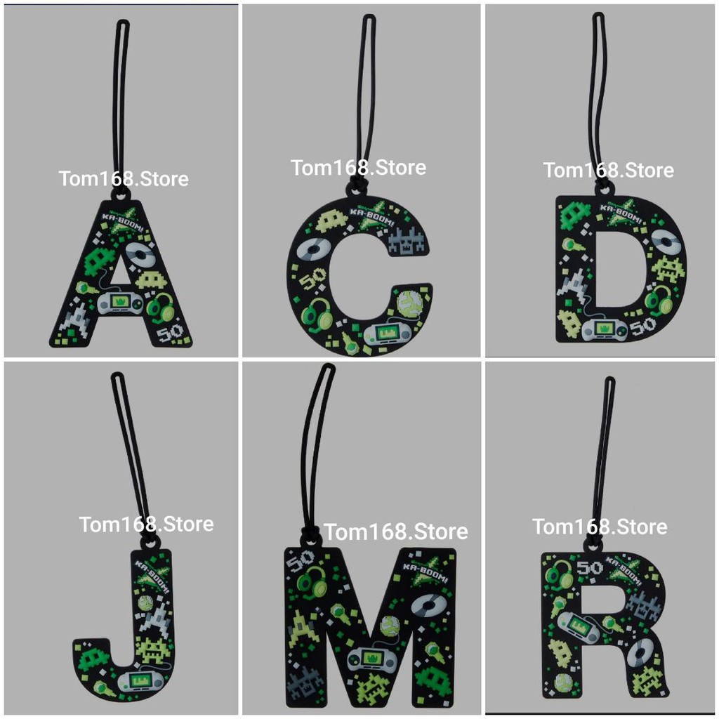 SMIGGLE ALPHABET / REVERSE BAG TAG