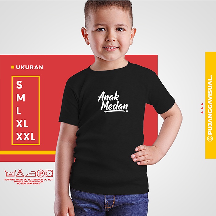 kaos anak Medan Pria Wanita