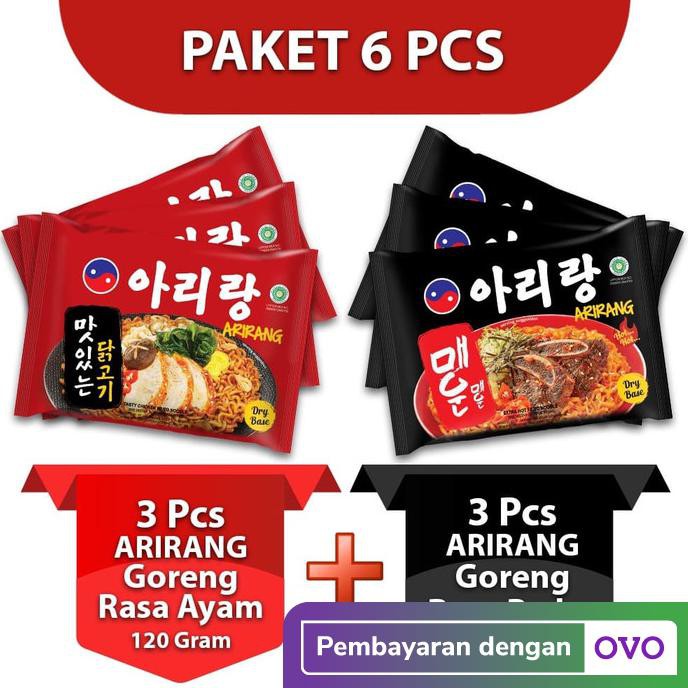 

Terlaris# Arirang Goreng Rasa Pedas 3Pcs, Arirang Goreng Rasa Ayam 3Pcs (Ar19)