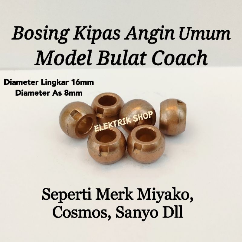 BOSING BOS KIPAS ANGIN UMUM SANYO MODEL BULAT COACH