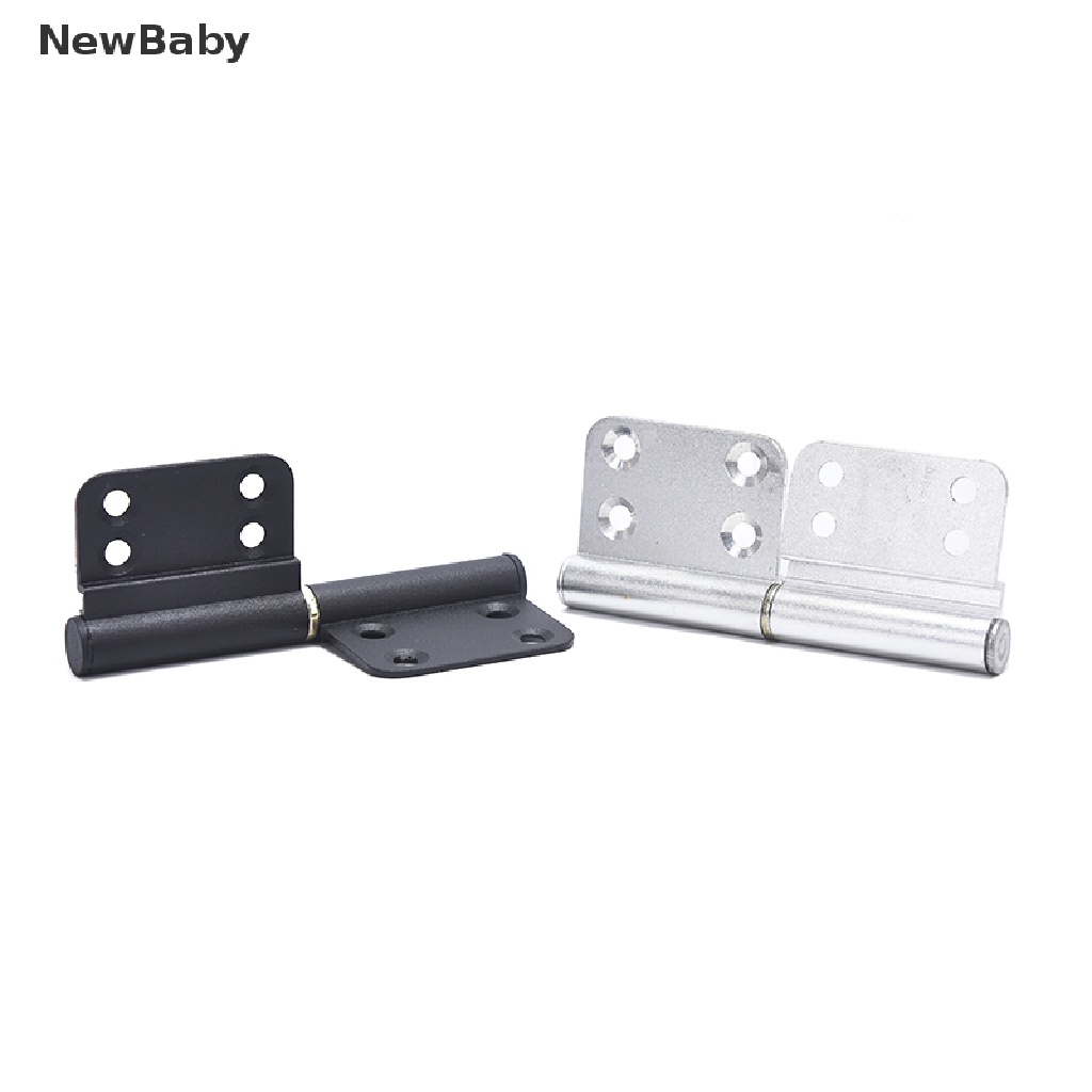 X2 Engsel Pintu Bahan Aluminum Warna Hitam Ukuran 4inci Dapat Dilepas Untuk Dapur