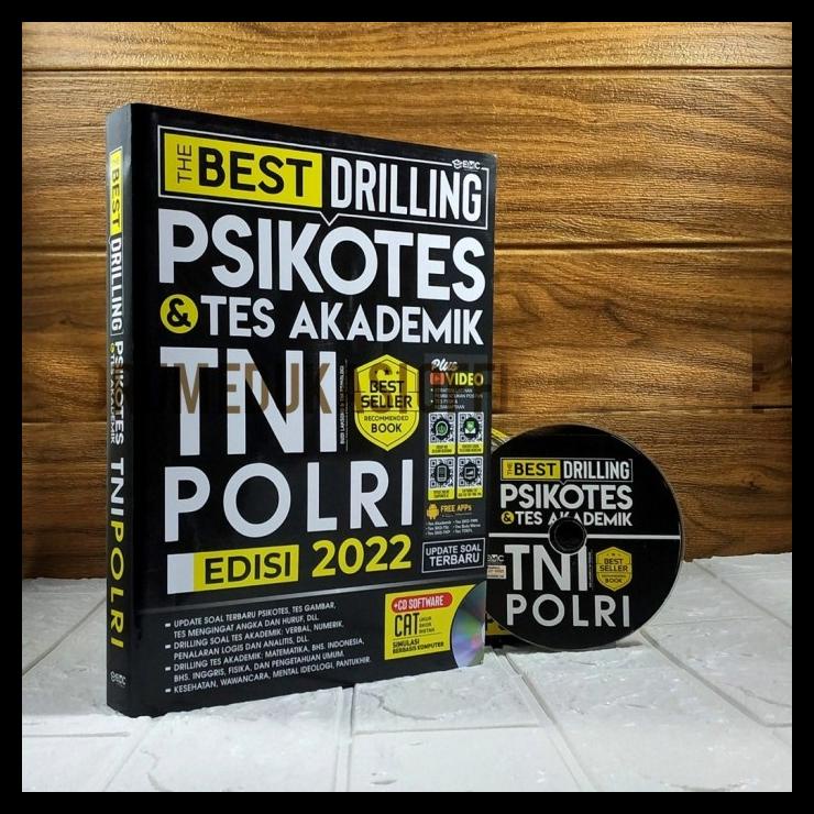 

TERBARU BUKU THE BEST DRILLING PSIKOTES & TES AKADEMIK TNI POLRI 2020-2021 TERBARU