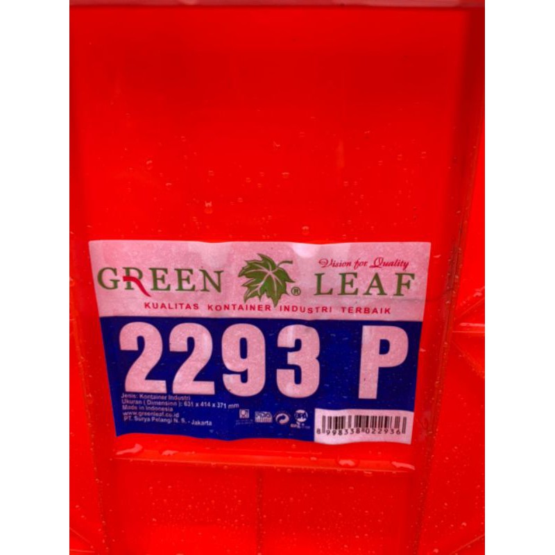 Green Leaf Container Industri / Container Industri 2290 P-2291 P -2293 P