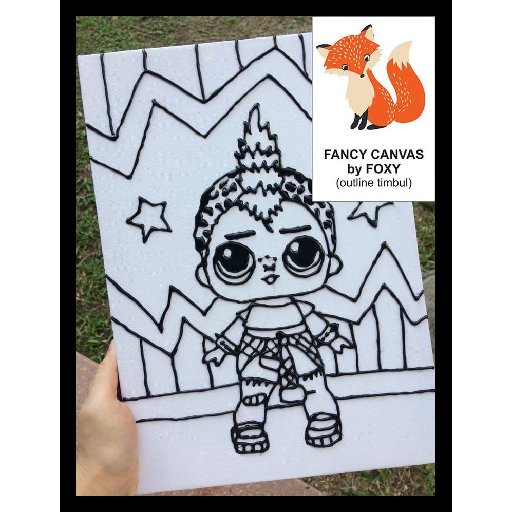 

Stok Baru Kanvas Lukis Anak Gambar Lol Surprise Doll - Punk Boy Peralatan Melukis Termurah Paling