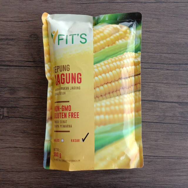 

Tepung jagung 500gr (Kasar)