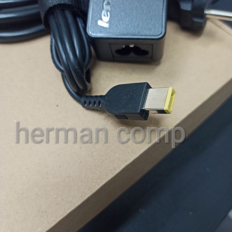 Original Charger/Adaptor Lenovo ADLX45NCT3A 20V 2.25A 45W USB KOTAK + Kabel Power