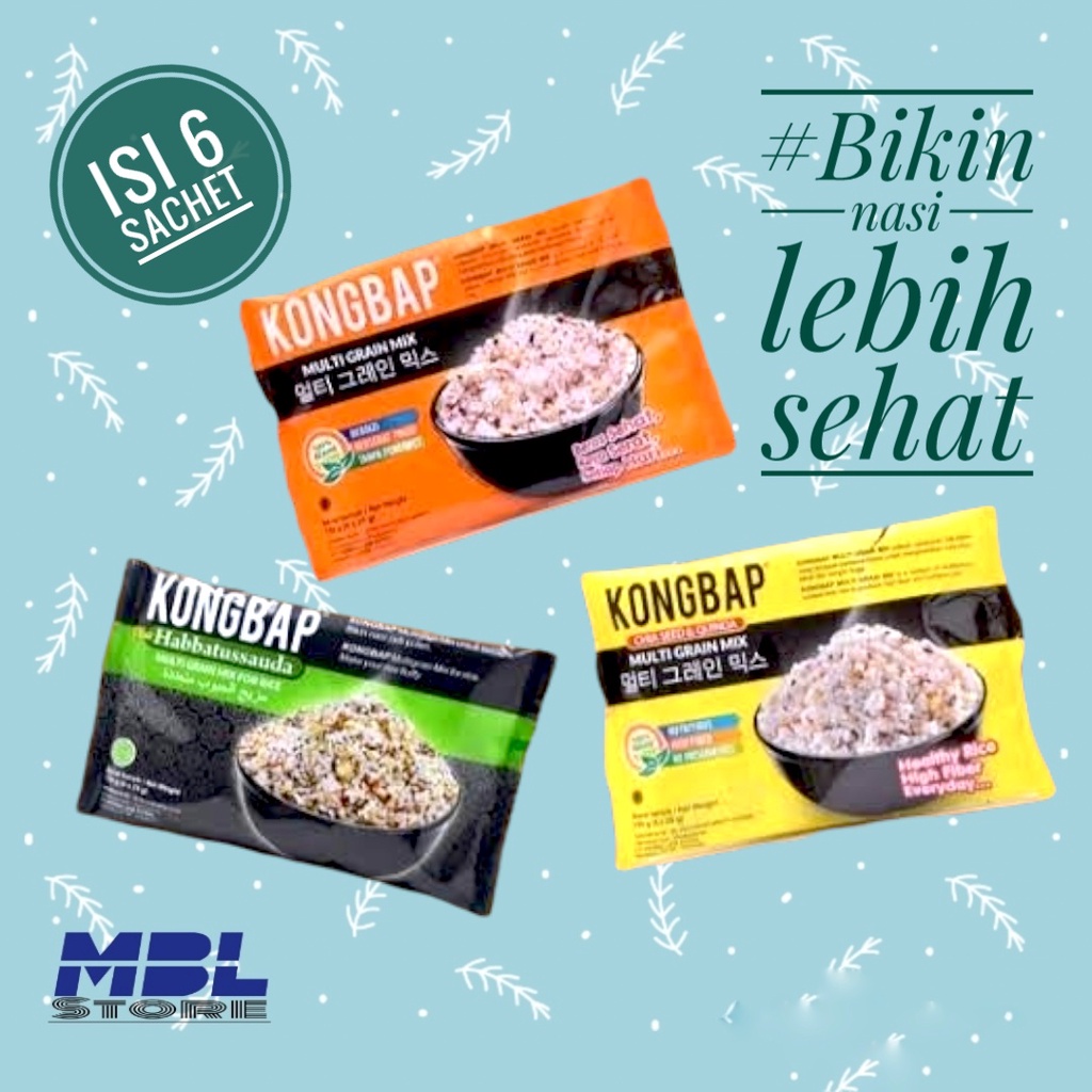

Kongbap Multi grain mix isi 6 sch