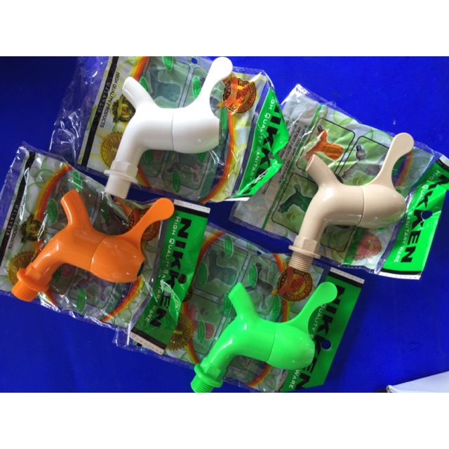 KRAN air NIKKEN , kran tembok pvc. IMPORT Malaysia . HIGH QUALITY