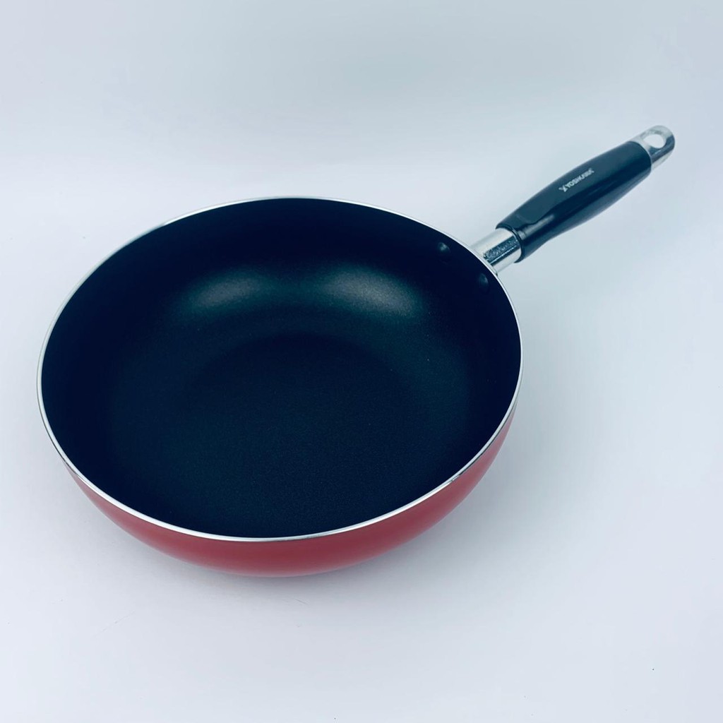 YOSHIKAWA TEFLON/YOSHIKAWA 22CM 24CM 28CM MERAH