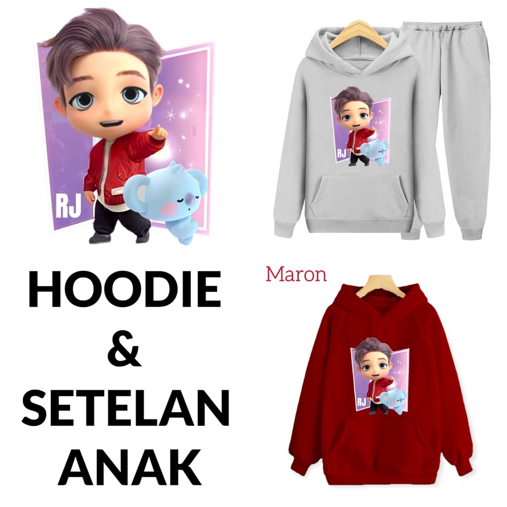 SWEATER HOODIE ANAK BT211 KOYA BTS RM