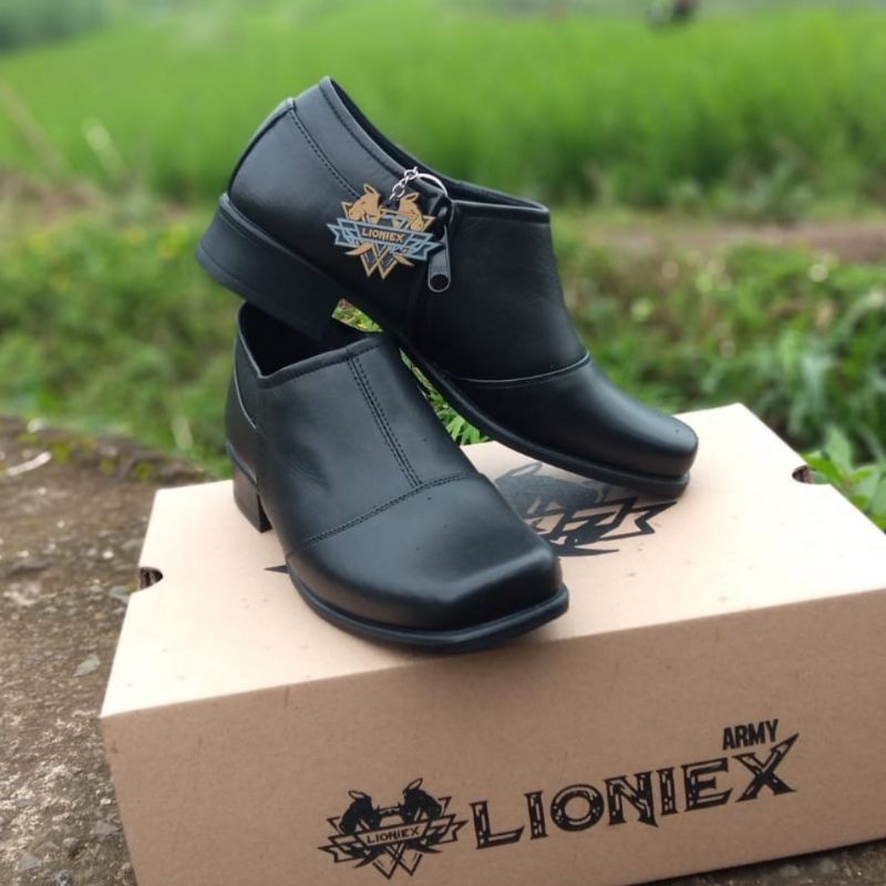 SEPATU PDH WANITA LIONIEX 04 KULIT SAPI ASLI SEPATU PDH DINAS KANTOR TNI POLRI SECURITY SATPAM