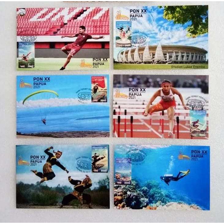 

MC- Maximum Cards Olahraga PON XX Kartu pos Kartupos / Sport Maximum Postcards