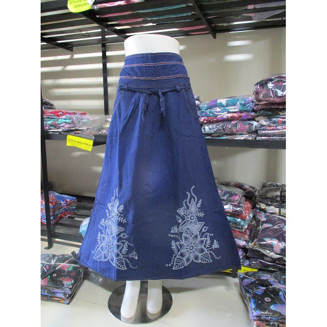 PROMO ROK LEVIS ROK JEANS ROK MOTIF MAYUNG KULAKAN 