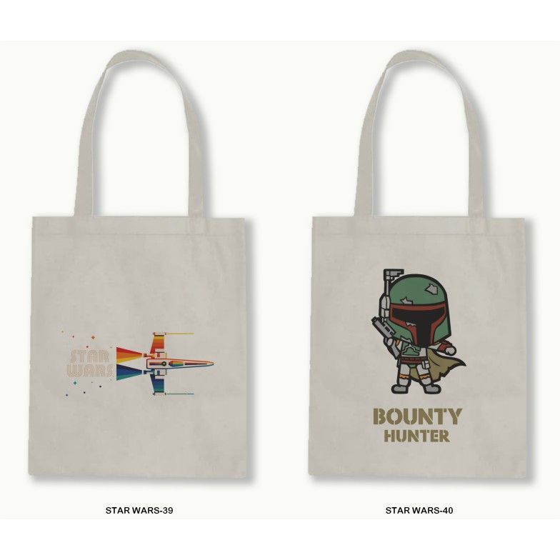 TOTE BAG BLACU 30X40 - STAR WARS series.04