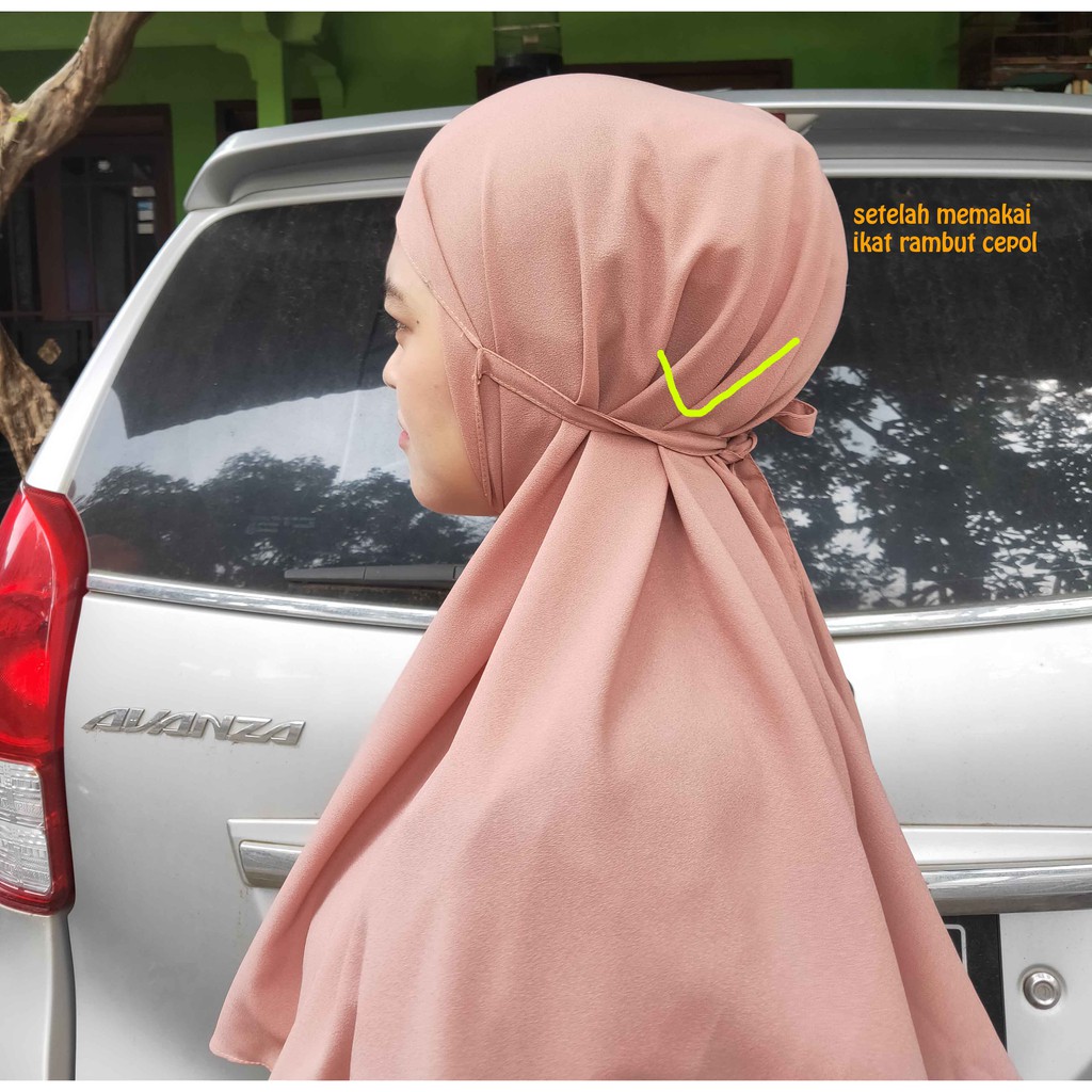 KUNCIR KUNCIRAN IKAT RAMBUT HIJAB SCRUNCHIE CEPOL JUMBO INNER JILBAB TREND