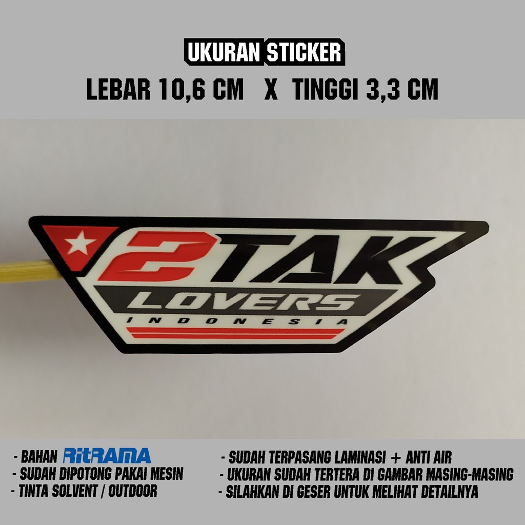 sticker 2 tak terbaru / sticker two stroke viral / sticker bebek goreng / sticker dua tak indonesia / sticker gara gara 2 tak / sticker rx king / sticker 2 tak / dua tak indonesia / sticker 2 tak lovers / sticker fiz r-2 tak lovers glosy