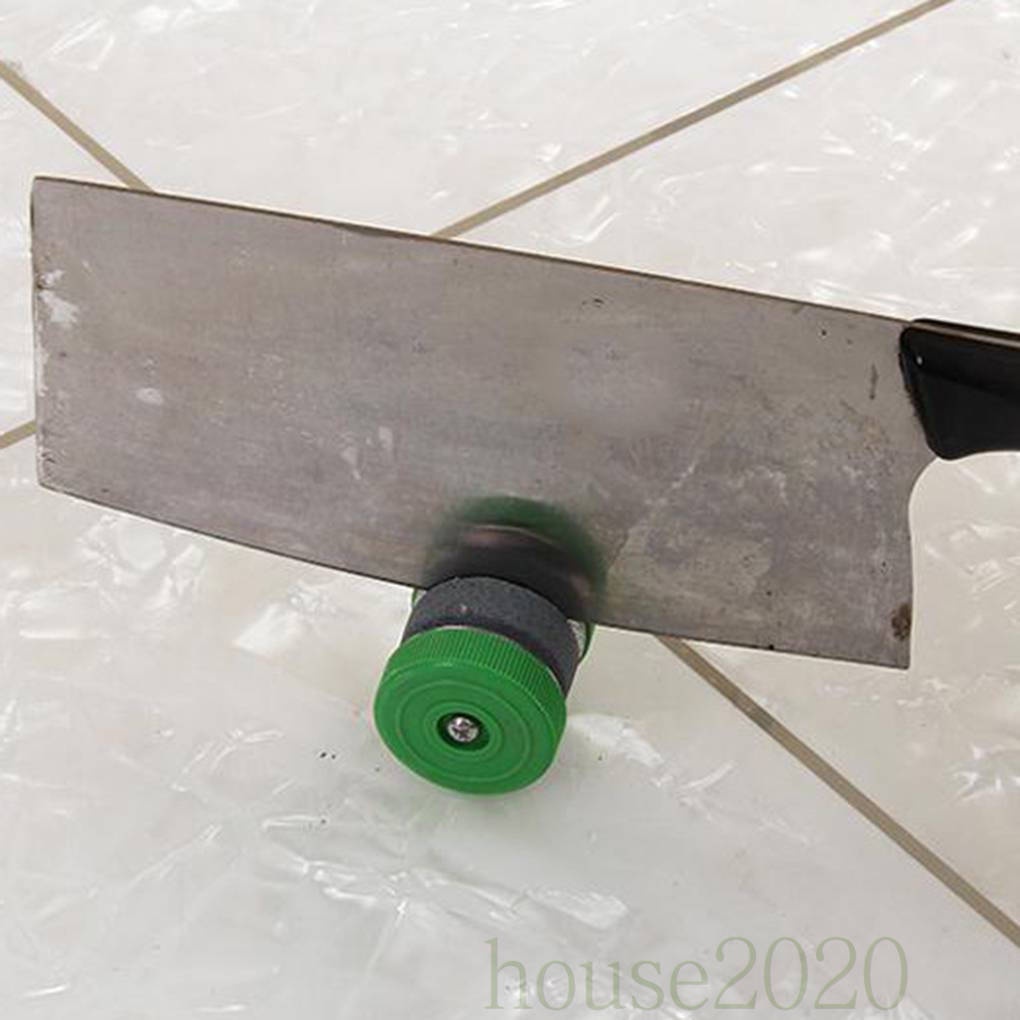 [house2020]Double Sides Cutten Device Sharpener Round Grinding Wheels Sharpening Stone Whetstone Kitchen Accessories