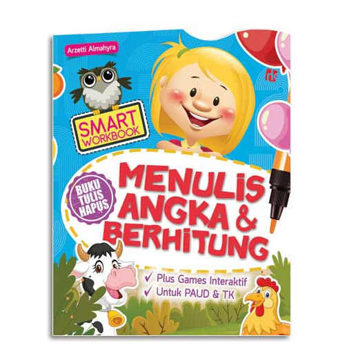 

SMART WORKBOOK MENULIS ANGKA & BERHITUNG (BUKU TULIS HAPUS)