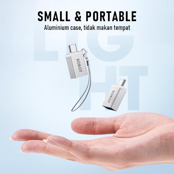 Robot RT-OTG04 USB-C Type-C to USB 3.0 Small &amp; Portable OTG Adapter