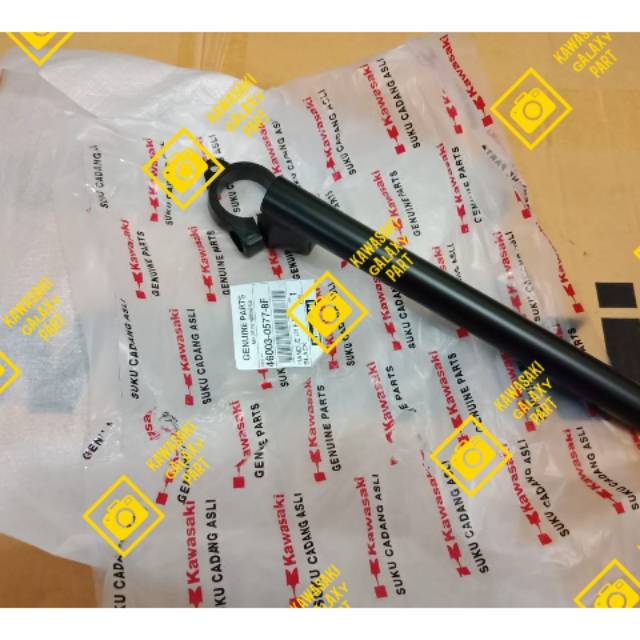 HANDLE STANG JEPIT KIRI KAWASAKI NINJA RR 150 NEW BLACK ORIGINAL