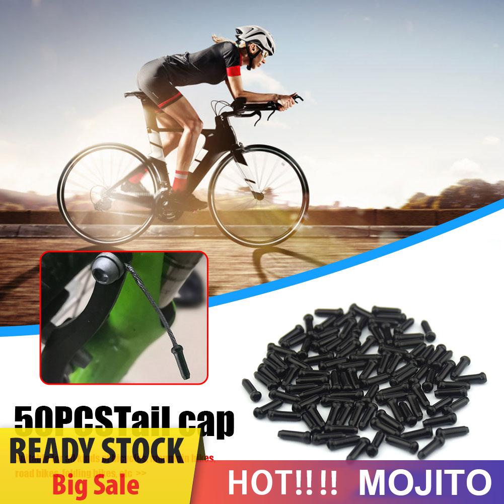 50pcs Tutup Ujung Kabel Rem Sepeda Bahan Aluminum Alloy