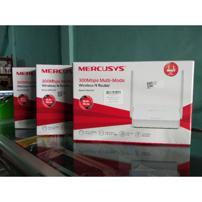 Router Wireless Mercusys MW302R 300Mbps Multi-Mode