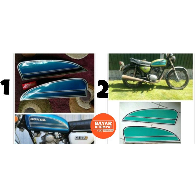 striping honda cb125 stiker honda cb125 stiker cb 125 DETAIL ORIGINAL stiker CB polet tangki cb125 U