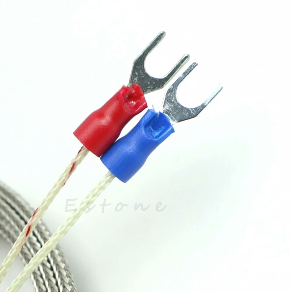 Screw Probe Temperature Sensor Thermocouple K Type 0-400 Deg 2m Cable