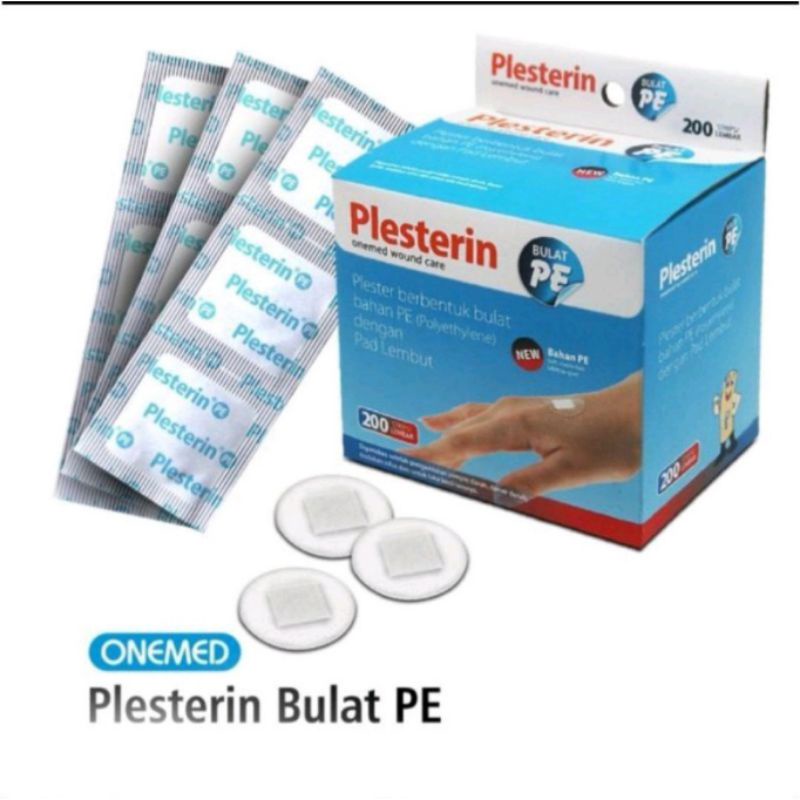 Plester bulat transparan plester infus