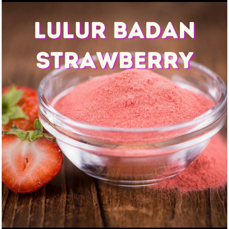 LULUR BADAN STRAWBERRY 1KG