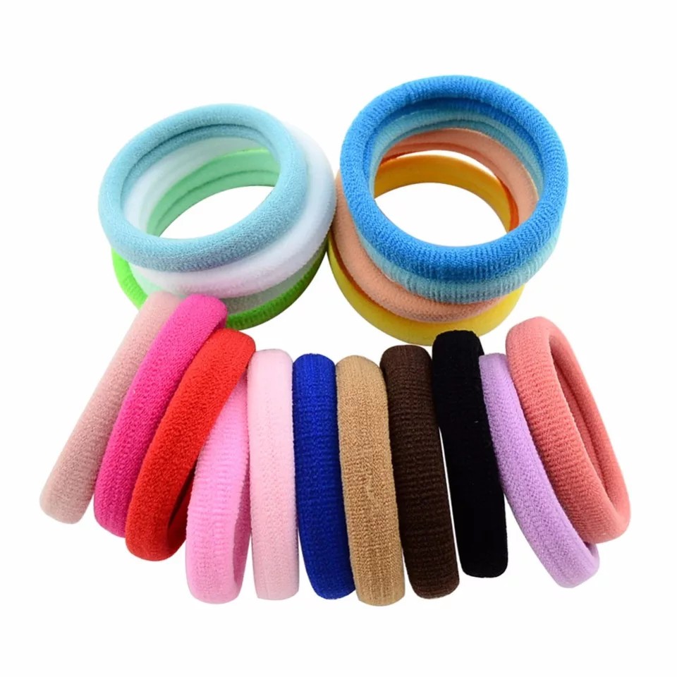 Karet Rambut Aneka Warna korean style 50 pcs