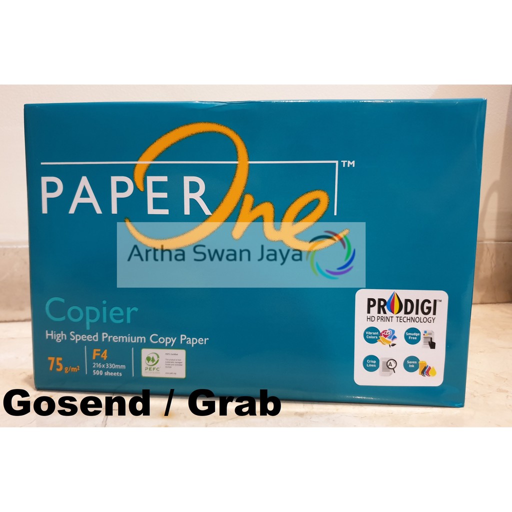 

Paper One F4 75 gram / Kertas Fotokopi (FREE BUBBLE WRAP)