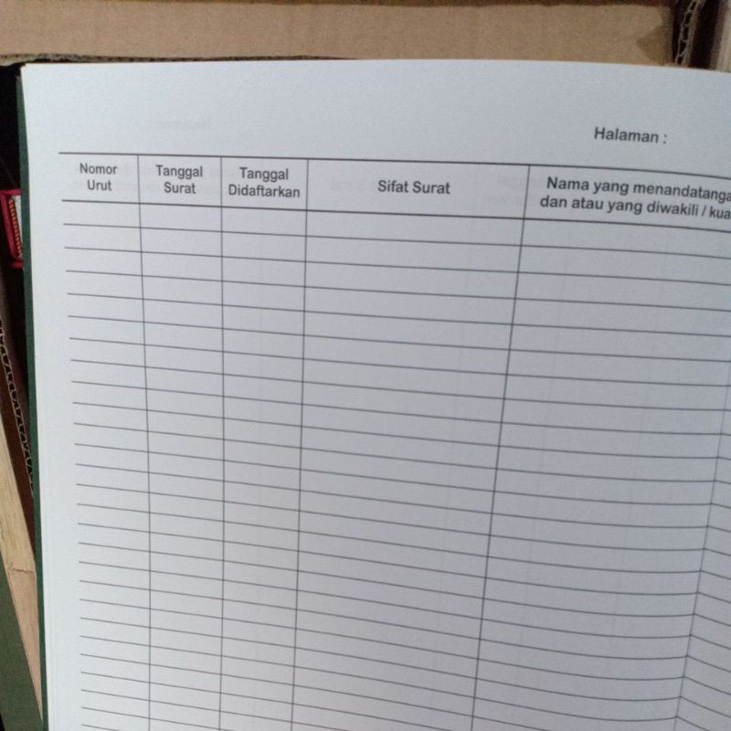 

mh Buku Warmerking/Buku Daftar surat dibawah tangan yang dibukukan