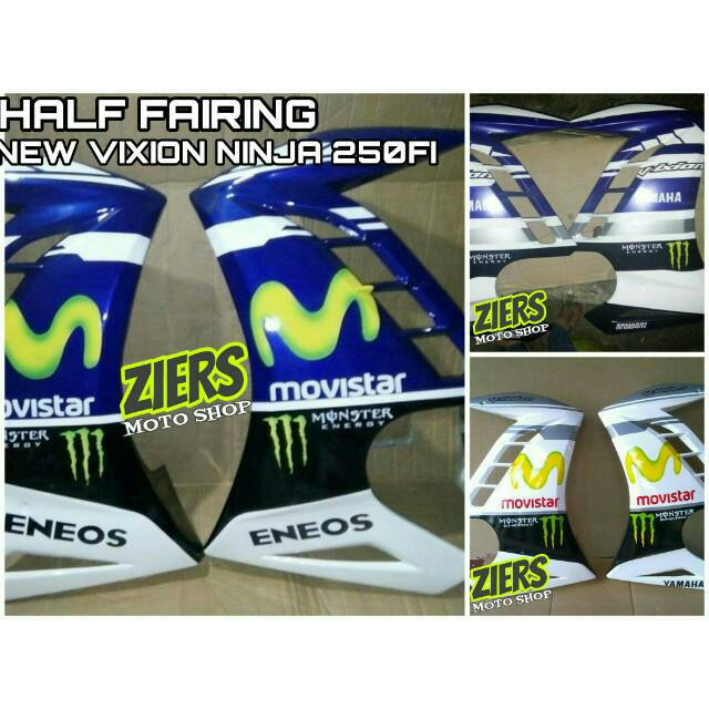 sayap /half fairing new vixion & NVA model ninja250Fi