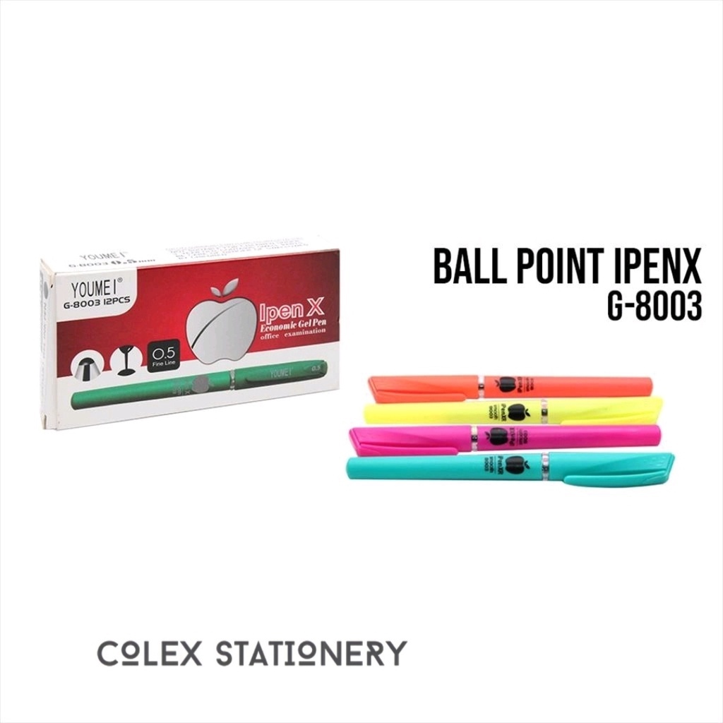 

Ballpoint / Pulpen Gel Youmei Ipex 0.5mm