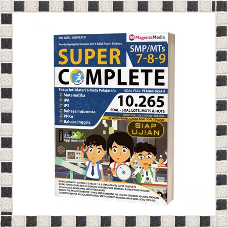 BUKU PELAJAR SMP SUPER COMPLETE SMP/MTS KLS 7,8,9