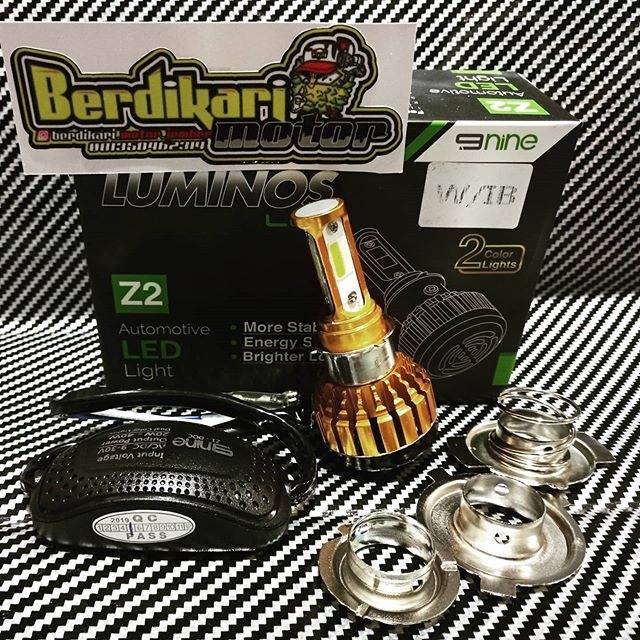 LAMPU LED MOTOR Z2 3SISI LUMINOS 2WARNA YELLOW WHITE