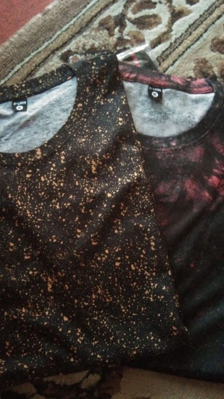 Kaos Pria Batik Tangan Pendek / Kaos Polos Bandung