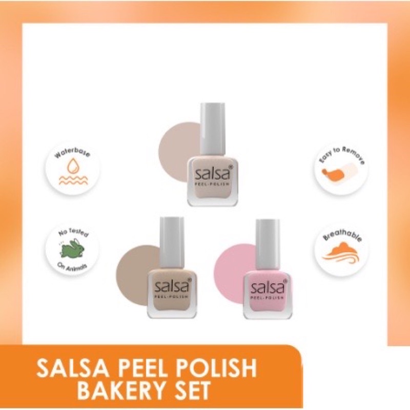 (Per set) Salsa peel polish halal- Salsa peel of kutek halal