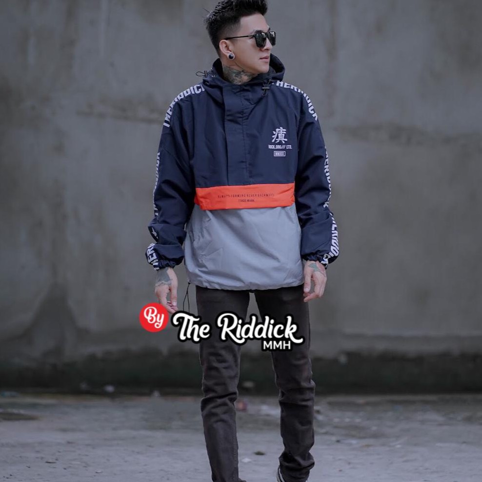 JAKET CAGOUL  THE RIDDICK MMH  ORIGINAL DISTRO BANDUNG