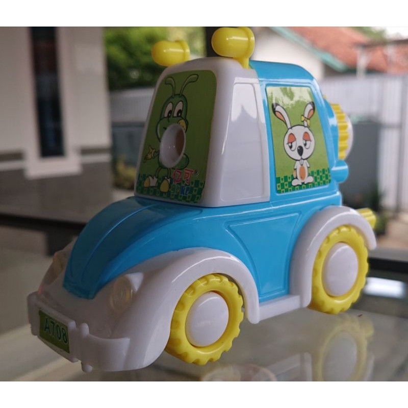 

SERUTAN PENSIL, pencil sharpener bentuk mobil