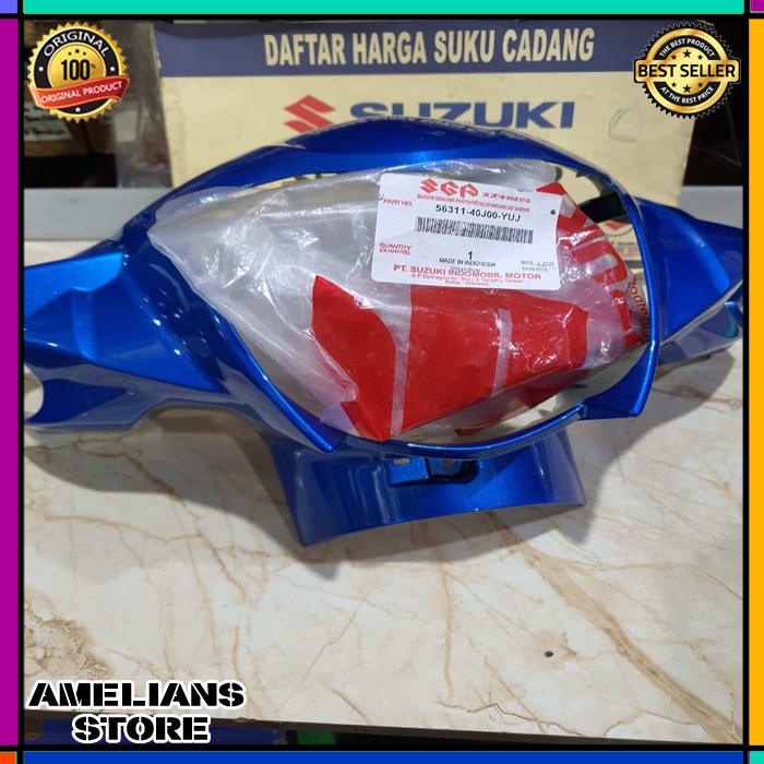 Promo BATOK LAMPU DPN BIRU ADDRESS ASLI ORI SUZUKI 56311-40J00-YUJ Keren