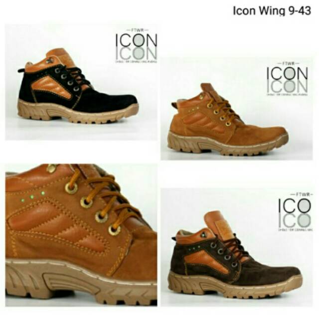 Wing Icon 
Sepatu Boots Kulit Pria Galeri Intan Bandung