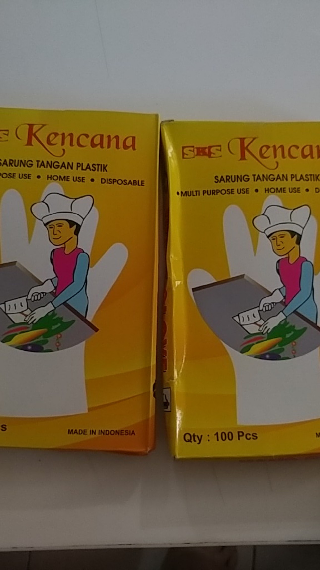 1pak=100pcs Disposable Gloves Pack Sarung Tangan Makan Glove Plastik Plastic
