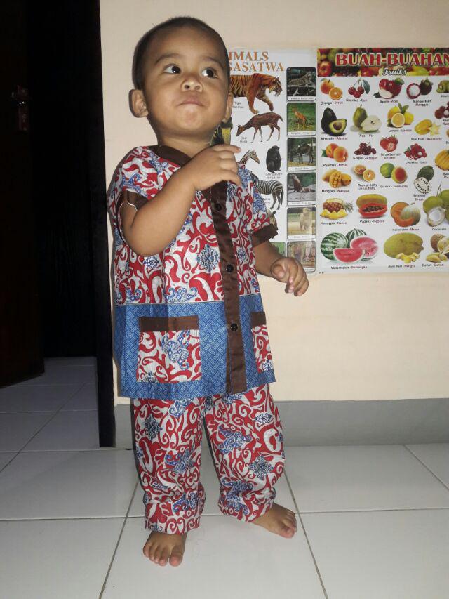 Piyama Koko Batik Anak Size L