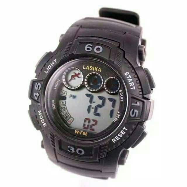 Jam Tangan Unisex Pria Sporty Lasika Tahan Air F-88