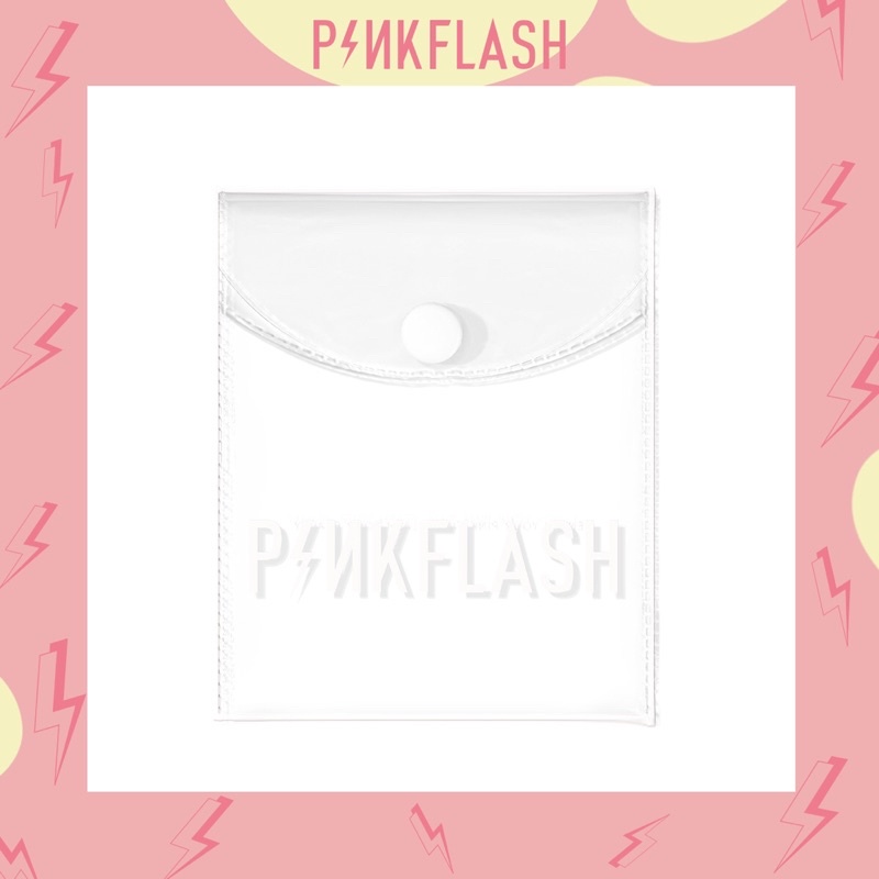[BISA COD] PINKFLASH Waterproof PVC Cosmetic Transparant Lipstick Bag - Pouch PVC Pinkflash