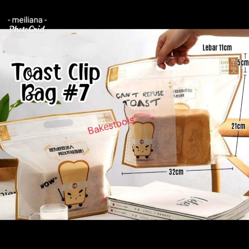 Plastik Pembungkus Roti/Roti Tawar/Kue Kering/Cookies Klip