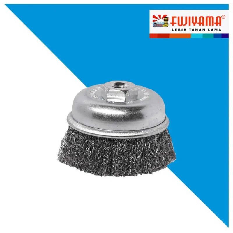 Jual FUJIYAMA Cup Brush 3 inch (10 X 1.50) Sikat Mangkok Kawat Shopee