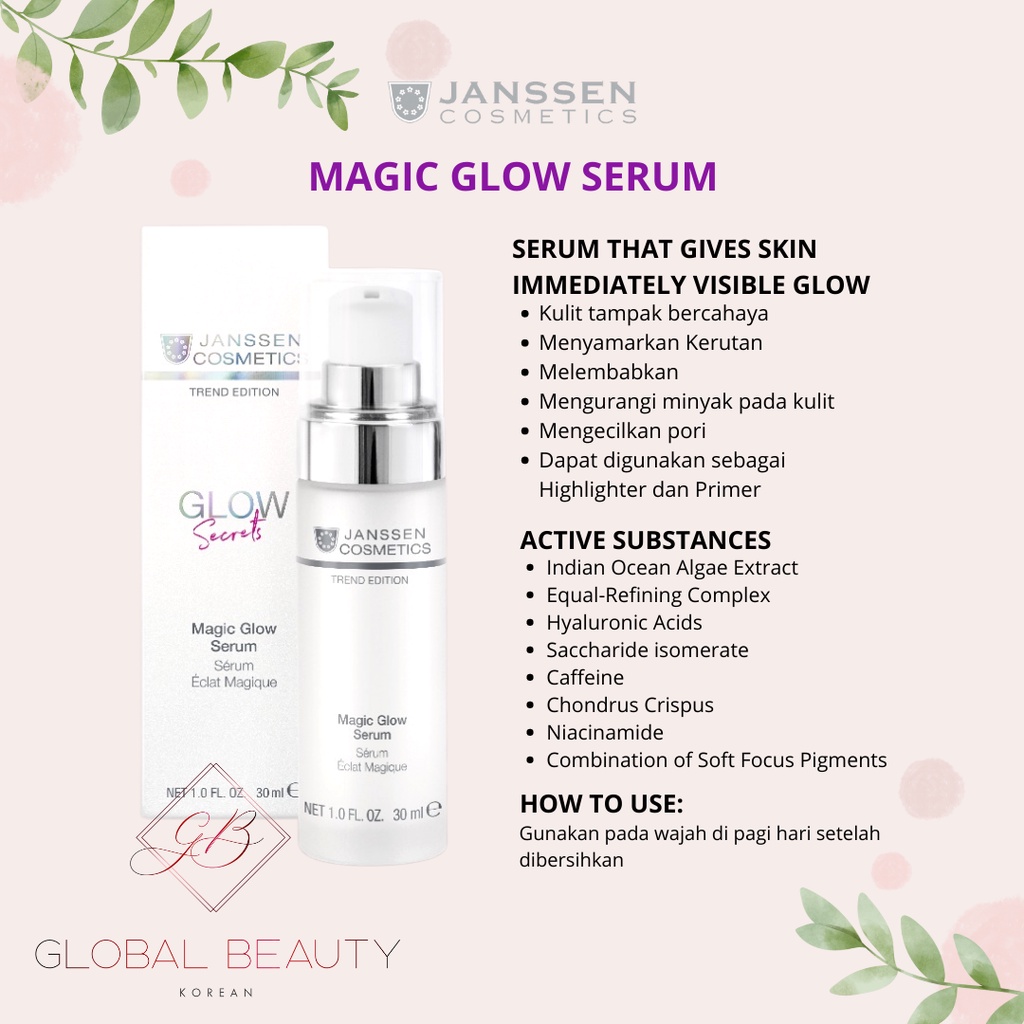 janssen magic glow serum